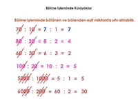 Kısa Yoldan Bölme İşlemi Kısa Yoldan Bölme İşlemi