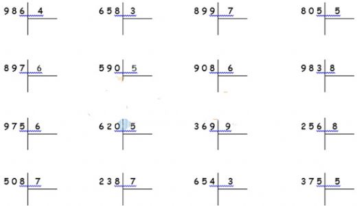 Doğal Sayılarla Bölme İşlemi